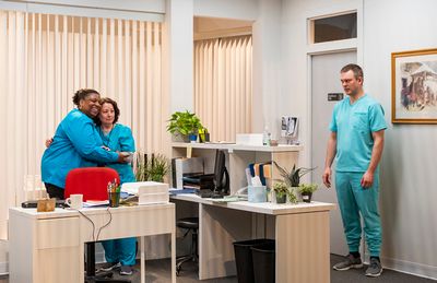 Deanna Reed-Foster, Daria Harper and Drew Schad  Photo