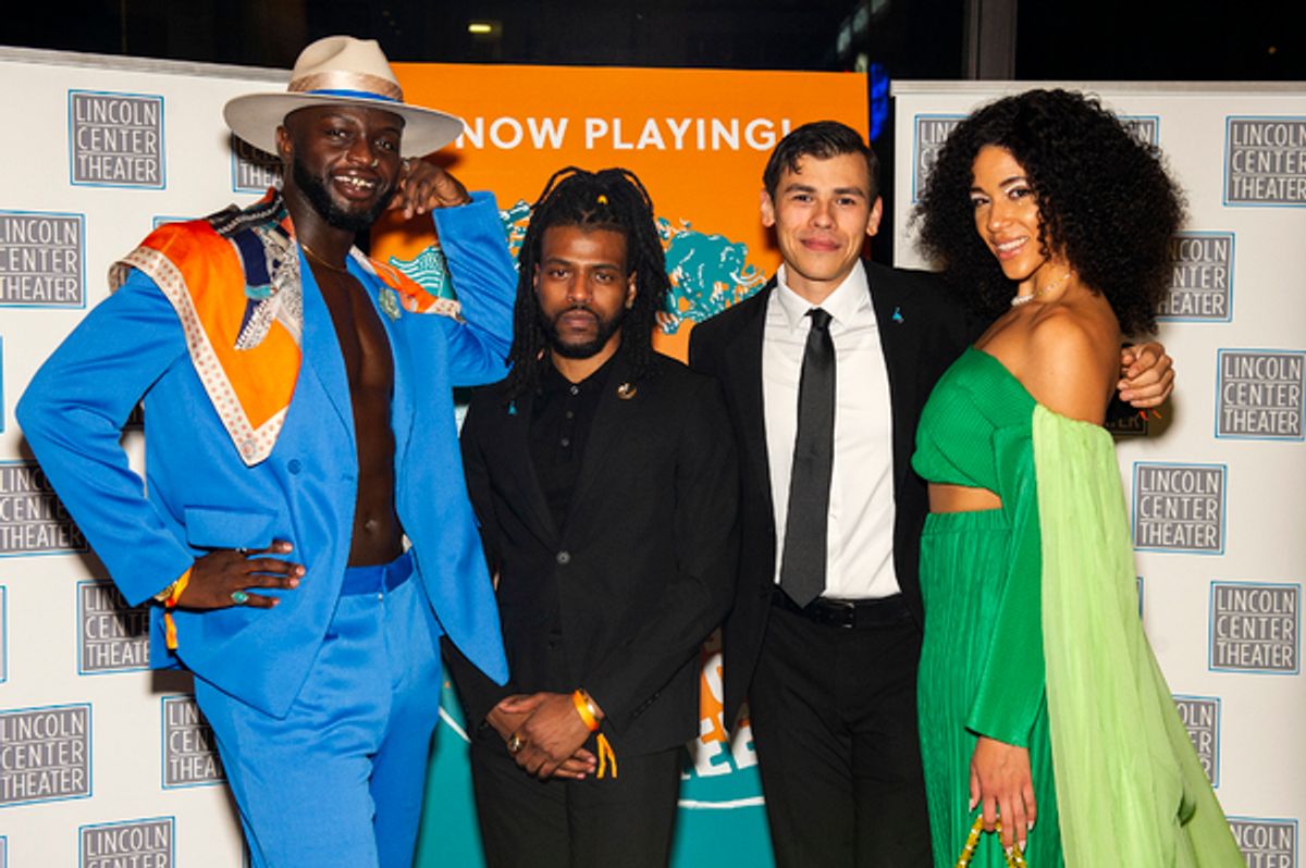 LCT TheSkinOfOurTeethOpening #652 - The Puppeteers from L to R - Beau Thom, Alphonso Walker Jr., Jeremy Gallardo and Sarin Monae West. Credit to Daniel Rader at 