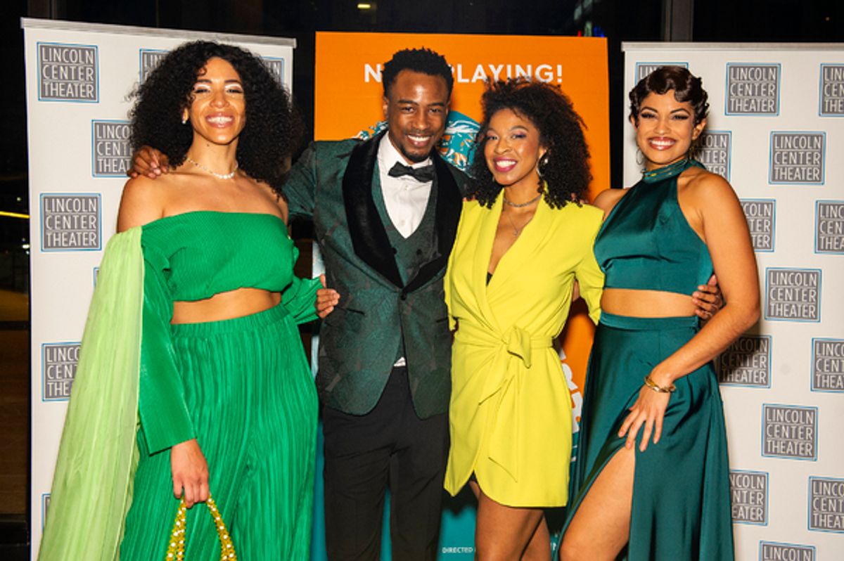 Ensemble members Sarin Monae West, Terry Bell, Maya Jackson and Kathiamarice Lopez at 