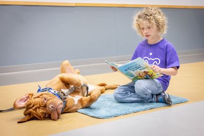 Celebrating National Kids and Pets Day Photo