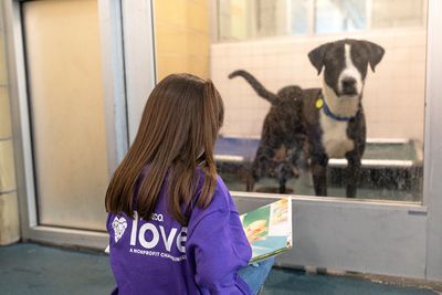 Celebrating National Kids and Pets Day Photo