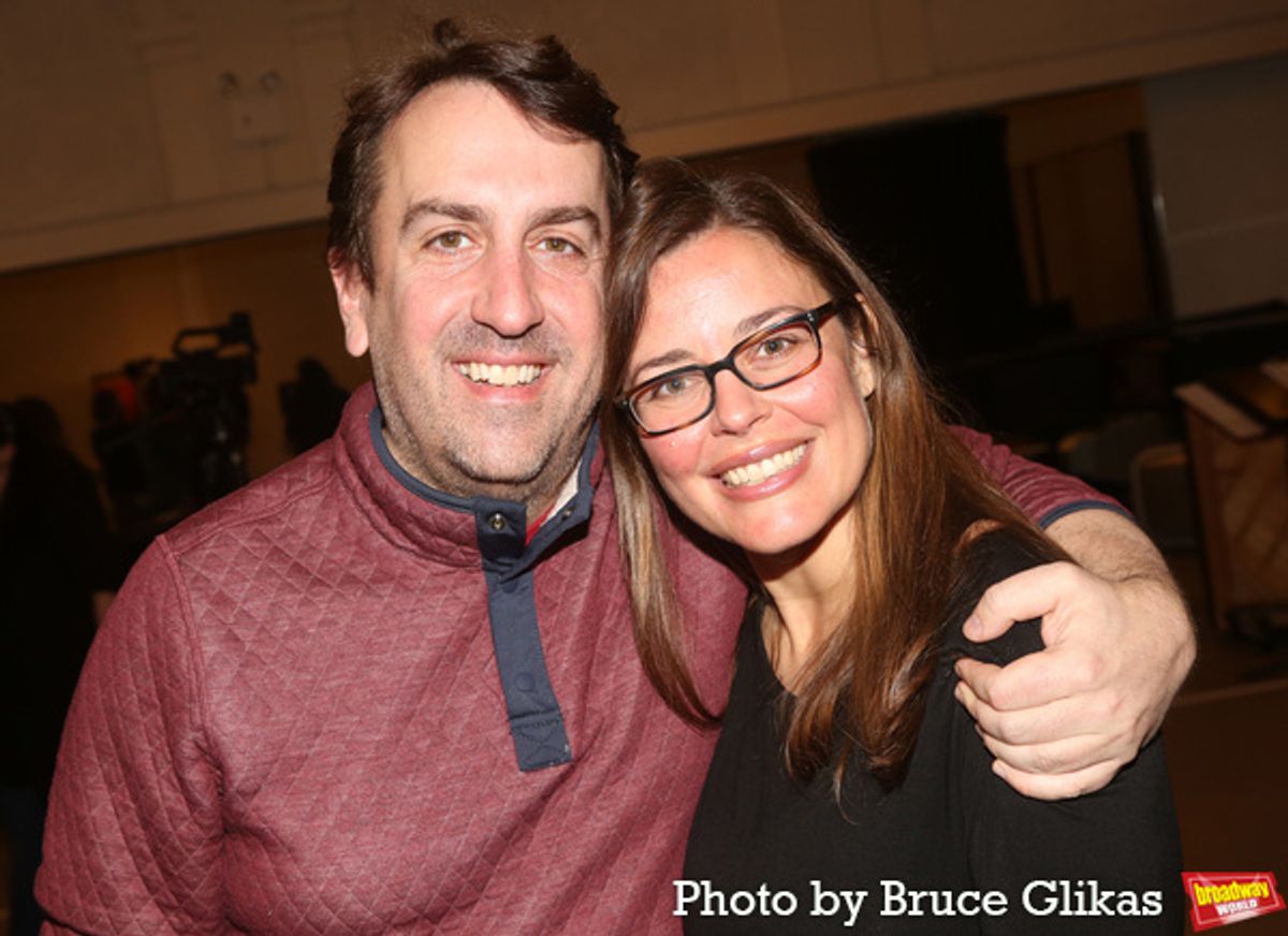Encores! Musical Director Rob Berman and Encores! Artistic Director/Director Lear deBessonet at 