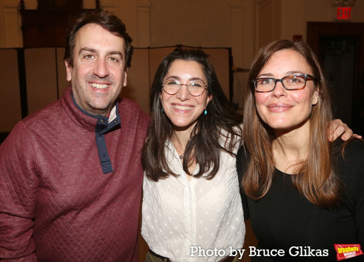 Encores! Musical Director Rob Berman, Producer of Musical Theater for New York City Center Jenny Gersten and Encores! Artistic Director/Director Lear deBessonet at 