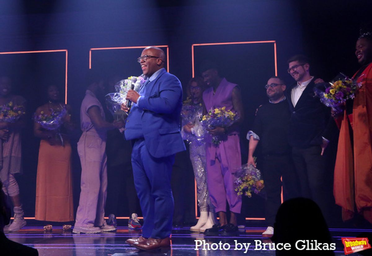 Playwright/Composer/Lyricist Michael R. Jackson, Jen Schriever, Raja Feather Kelly,Stephen Brackett and Charlie Rosen at 