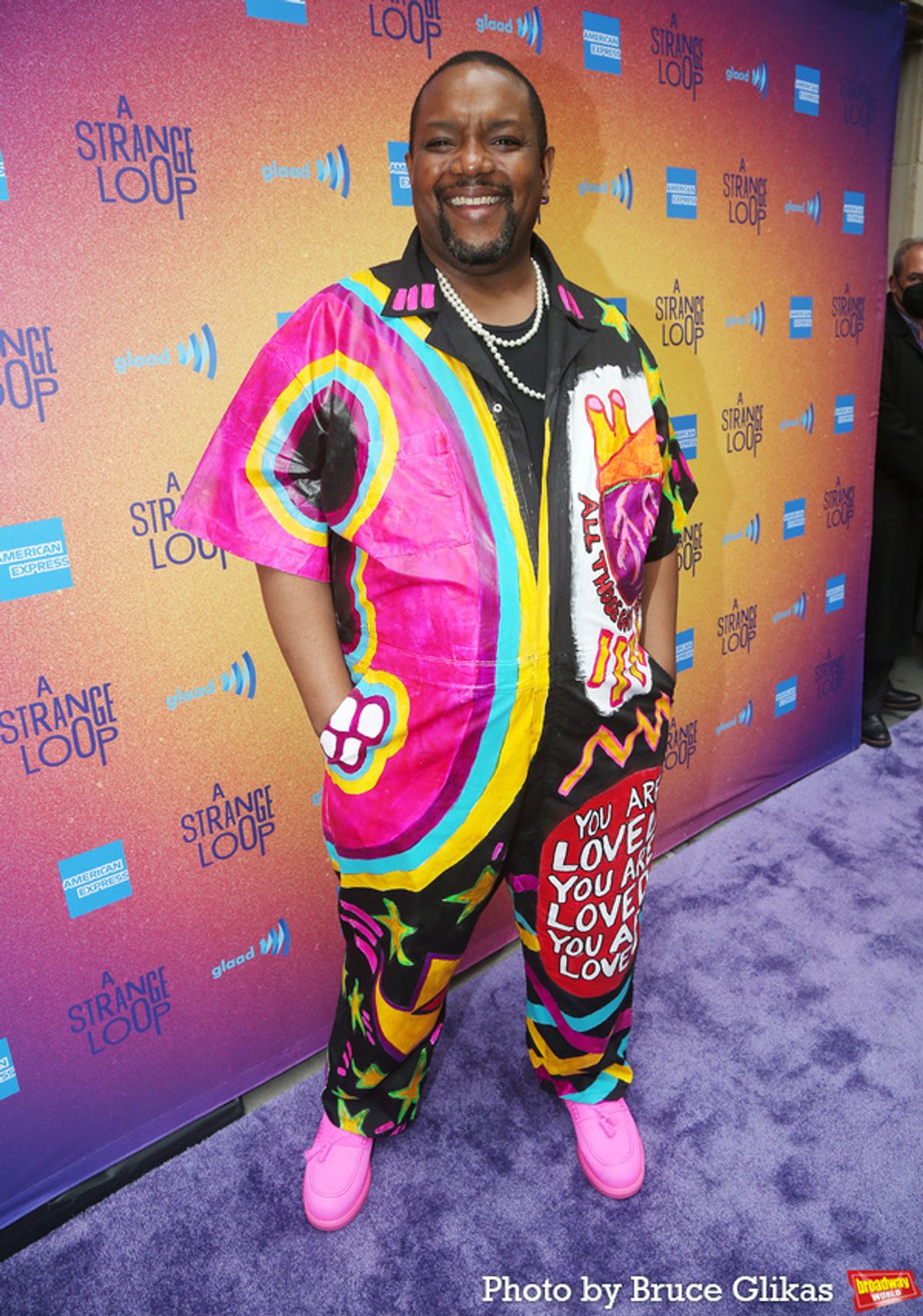 John-Andrew Morrison at Photos: A STRANGE LOOP Company Hits the Purple Carpet on Opening Night