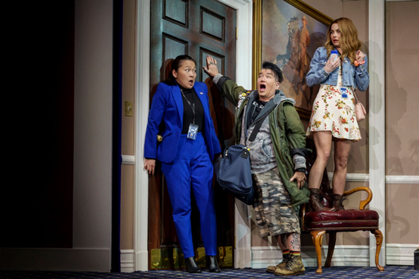 Photos: First Look at POTUS: OR, BEHIND EVERY GREAT DUMBASS ARE SEVEN WOMEN TRYING TO KEEP HIM ALIVE on Broadway  Image