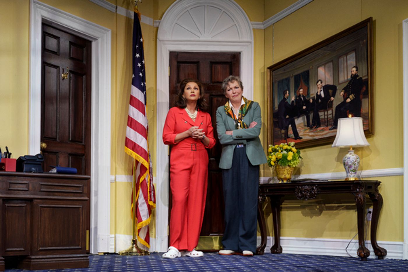 Photos: First Look at POTUS: OR, BEHIND EVERY GREAT DUMBASS ARE SEVEN WOMEN TRYING TO KEEP HIM ALIVE on Broadway  Image