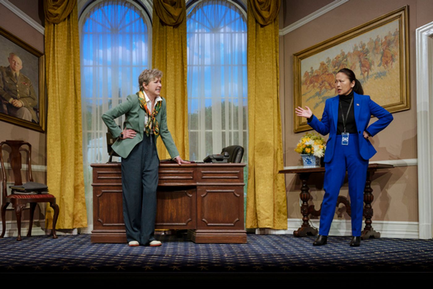 Photos: First Look at POTUS: OR, BEHIND EVERY GREAT DUMBASS ARE SEVEN WOMEN TRYING TO KEEP HIM ALIVE on Broadway  Image