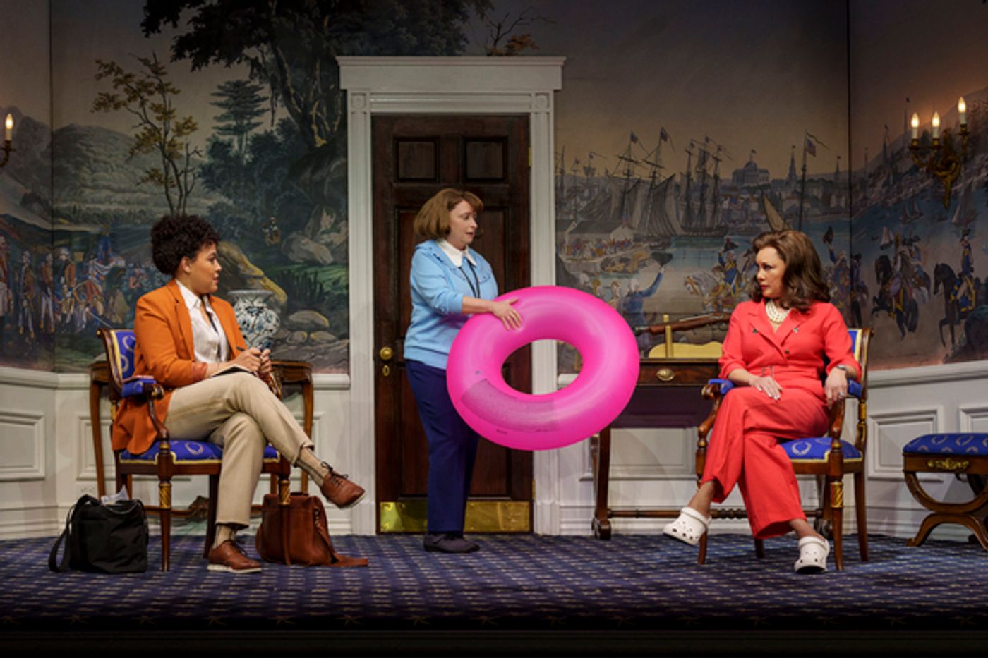 Photos: First Look at POTUS: OR, BEHIND EVERY GREAT DUMBASS ARE SEVEN WOMEN TRYING TO KEEP HIM ALIVE on Broadway  Image