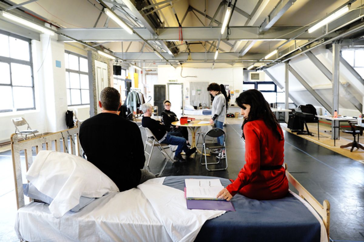 The Cast of MAGGIE MAY at 