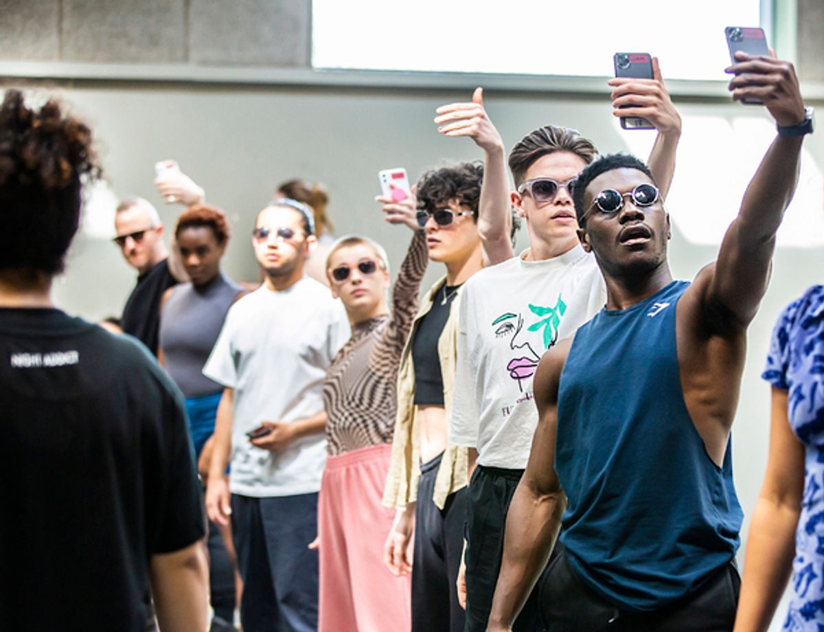 Company at Photos: Inside Rehearsal For LEGALLY BLONDE at Regent's Park Open Air Theatre