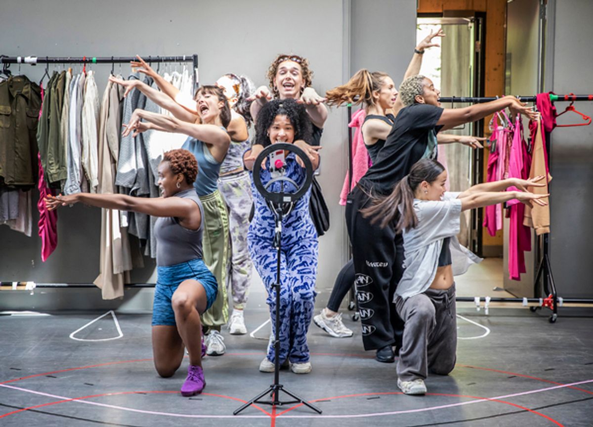 Company at Photos: Inside Rehearsal For LEGALLY BLONDE at Regent's Park Open Air Theatre