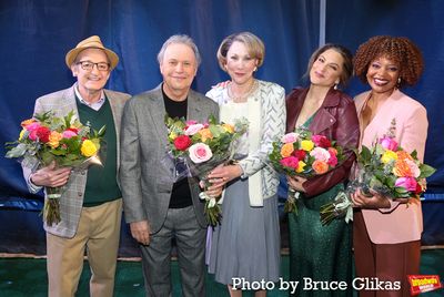 David Paymer, Billy Crystal, Randy Graff, Shoshana Bean and Chasten Harmon Photo