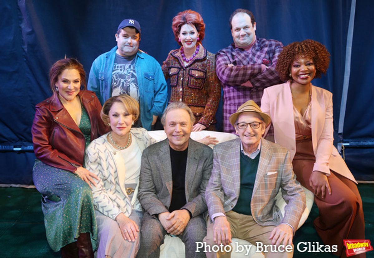 Shoshana Bean, Brian Gonzales, Randy Graff, Billy Crystal, Mylinda Hull, David Paymer, Jordan Gelber and  Chasten Harmon at 