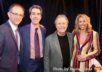 John Rando, Jason Robert Brown, Billy Crystal and Amanda Green Photo
