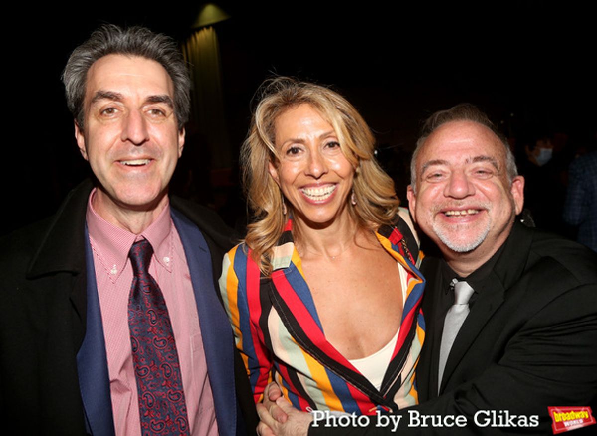 Jason Robert Brown, Amanda green and Marc Shaiman at 
