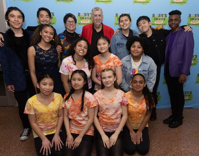  Elliott and Cathy Masie with Rosie's Theater Kids Photo