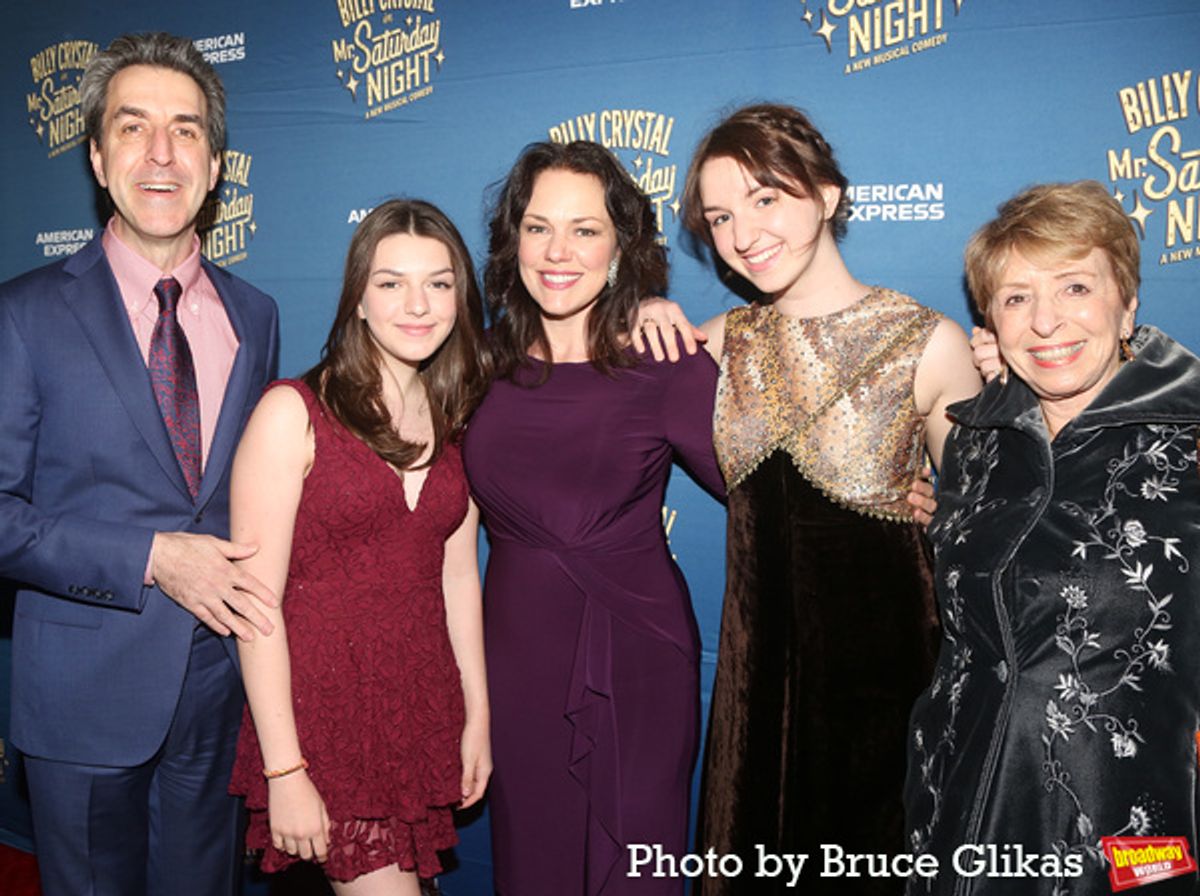 Jason Robert Brown, Susannah Brown, Georgia Stitt, Molly Brown and Deborah Brown at 