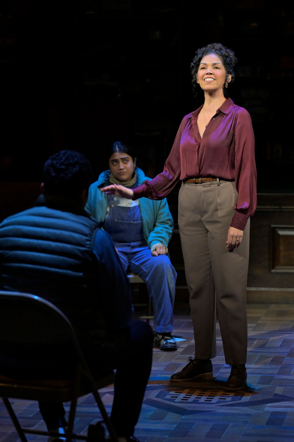 Isabel Santiago, (seated) Kuhoo Verma and J.D. Mollison  at 