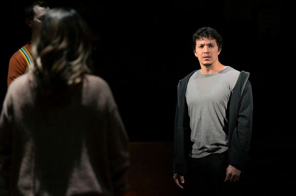 (center) Justin Gregory Lopez, (foreground) Kim Blanck and Alex Gibson Photo