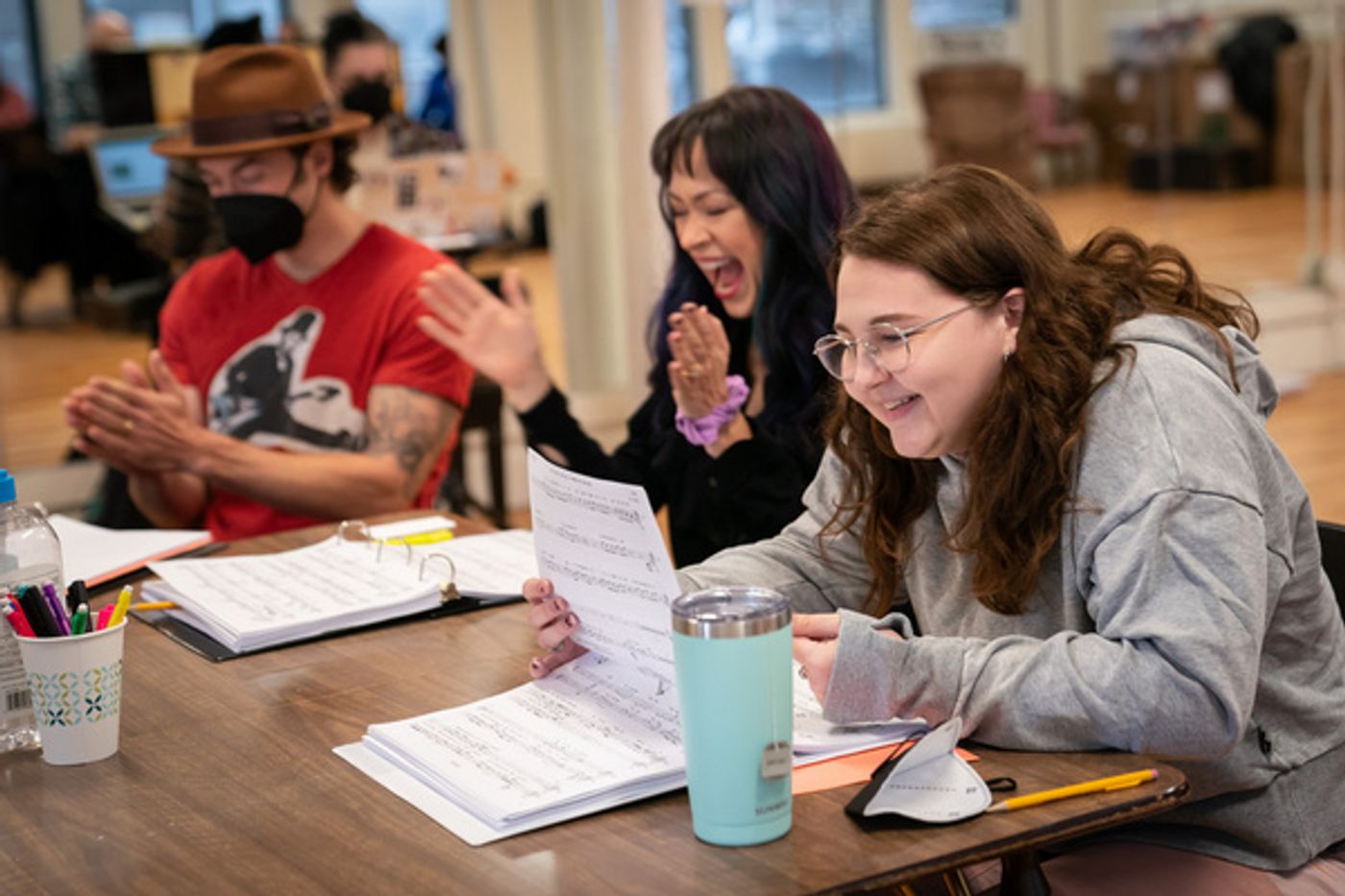 Photos: In Rehearsal for the World Premiere of SKATES A NEW MUSICAL Featuring Ace Young and Diana DeGarmo  Image
