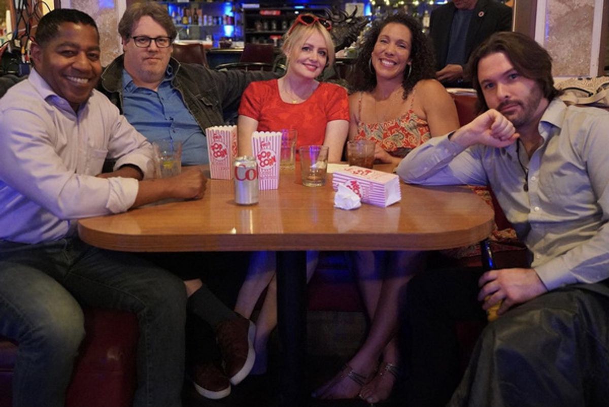 Merrick McCartha, Lulu Bailey with husband, Cindy Dallas, and Jon Allen  at 