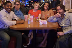 Merrick McCartha, Lulu Bailey with husband, Cindy Dallas, and Jon Allen @ BroadwayWorld Merrick McCartha, Lulu Bailey with husband, Cindy Dallas, and Jon Allen Photo