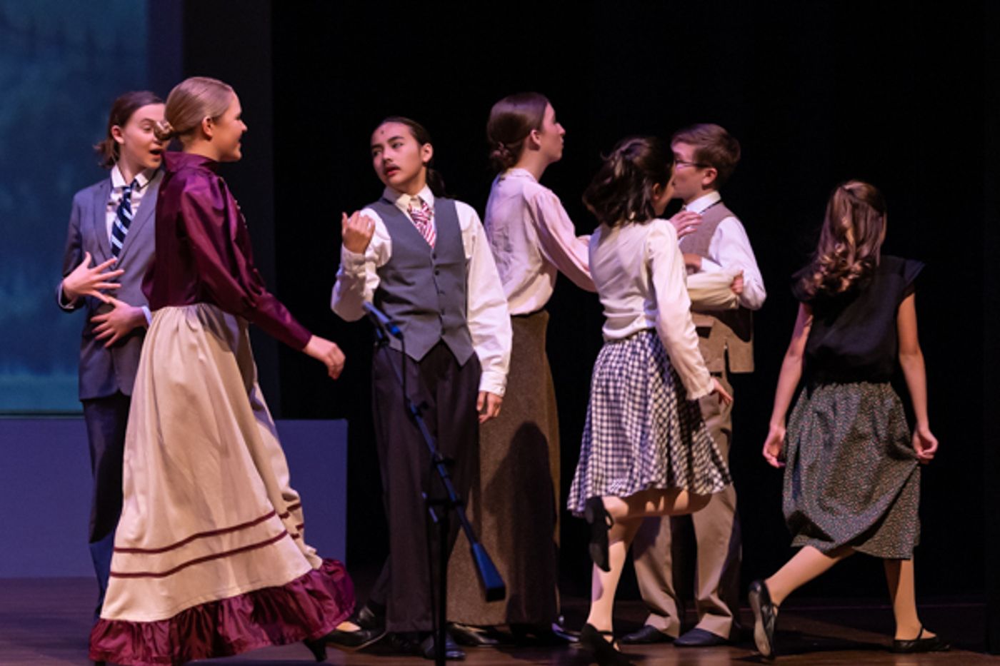 Photos: New Albany Middle School Theatre Dept's MARY POPPINS JR. Photos: New Albany Middle School Theatre Dept's MARY POPPINS JR. Image