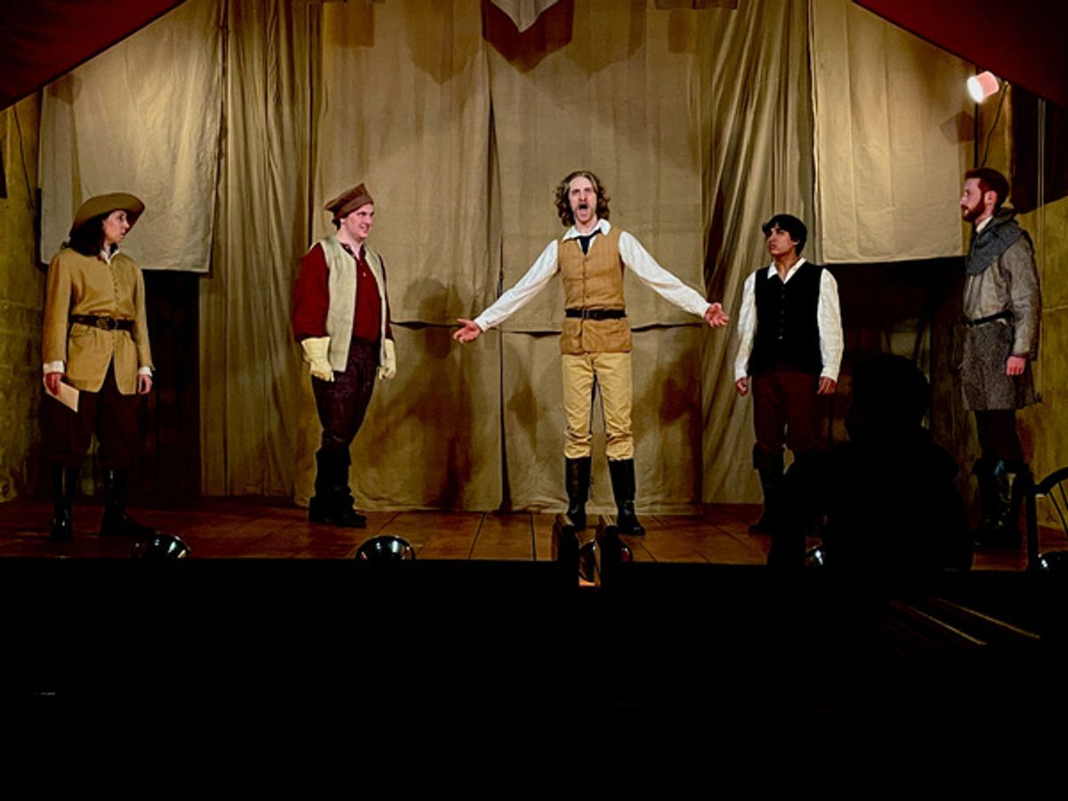 Heather Lee Rogers, Joe Diez, John Lichtwalt, Devin Romero and Gabe Girson at Photos: Stag & Lion Theatre Company Opens HENRY IV Parts I & II At The Trinity Theatre