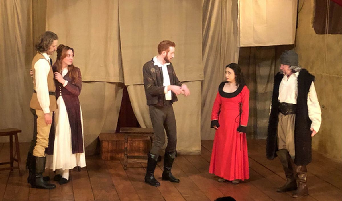 John Lichtwalt, Chelsea LeSage, Gabe Girson, Aurelea and Charles Lear at Photos: Stag & Lion Theatre Company Opens HENRY IV Parts I & II At The Trinity Theatre