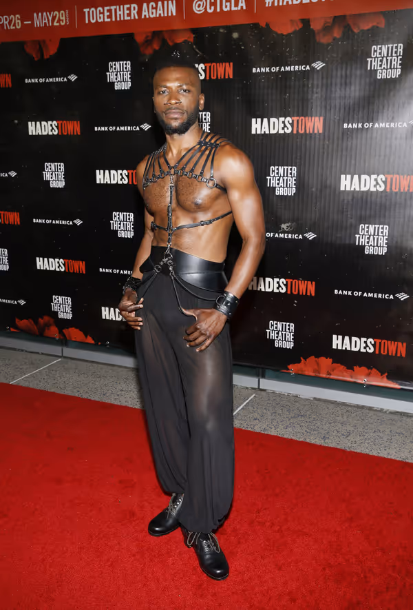 Cast member Jamari Johnson Williams arrives for the opening night performance of ?Had Photo