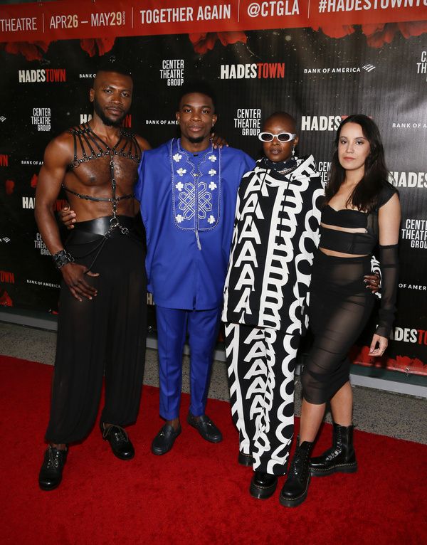 From left, cast members Jamari Johnson Williams, Chibueze Ihuoma, Lindsey Hailes, and Photo