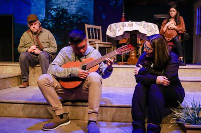 Lefty (Wade Hicks), Elliot (Terence Mejos), Yaz (Maria-Tania Bandes B. Weingarden), & Photo