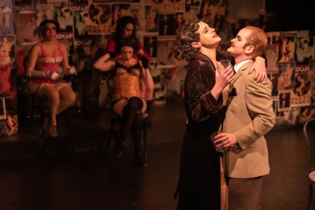 Heather Refvem and Vincent Milay as Sally and Cliff at Photos: Go Inside Reboot Theatre Company's Production of CABARET