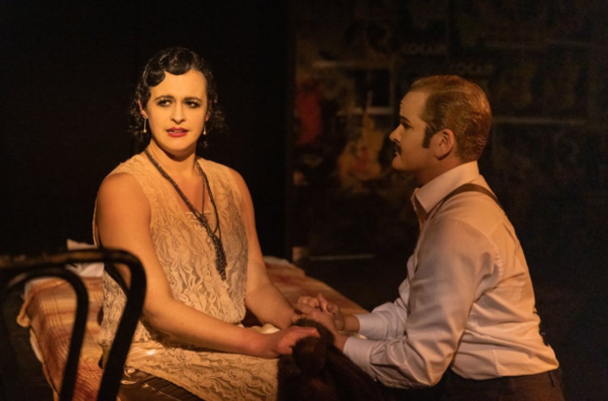 Heather Refvem and Vincent Milay as Sally and Cliff at Photos: Go Inside Reboot Theatre Company's Production of CABARET