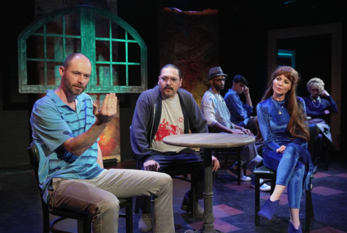 Corey Rieger, Michael Uribes, Dennis Renard,
Eric Stanton Betts, Laura Liguori and Raquel Cain at 