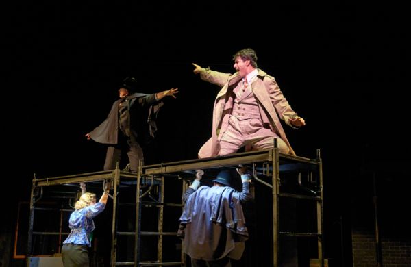 A police officer (actor, Maggie Kettering*) is in hot pursuit of Richard Hannay (acto Photo