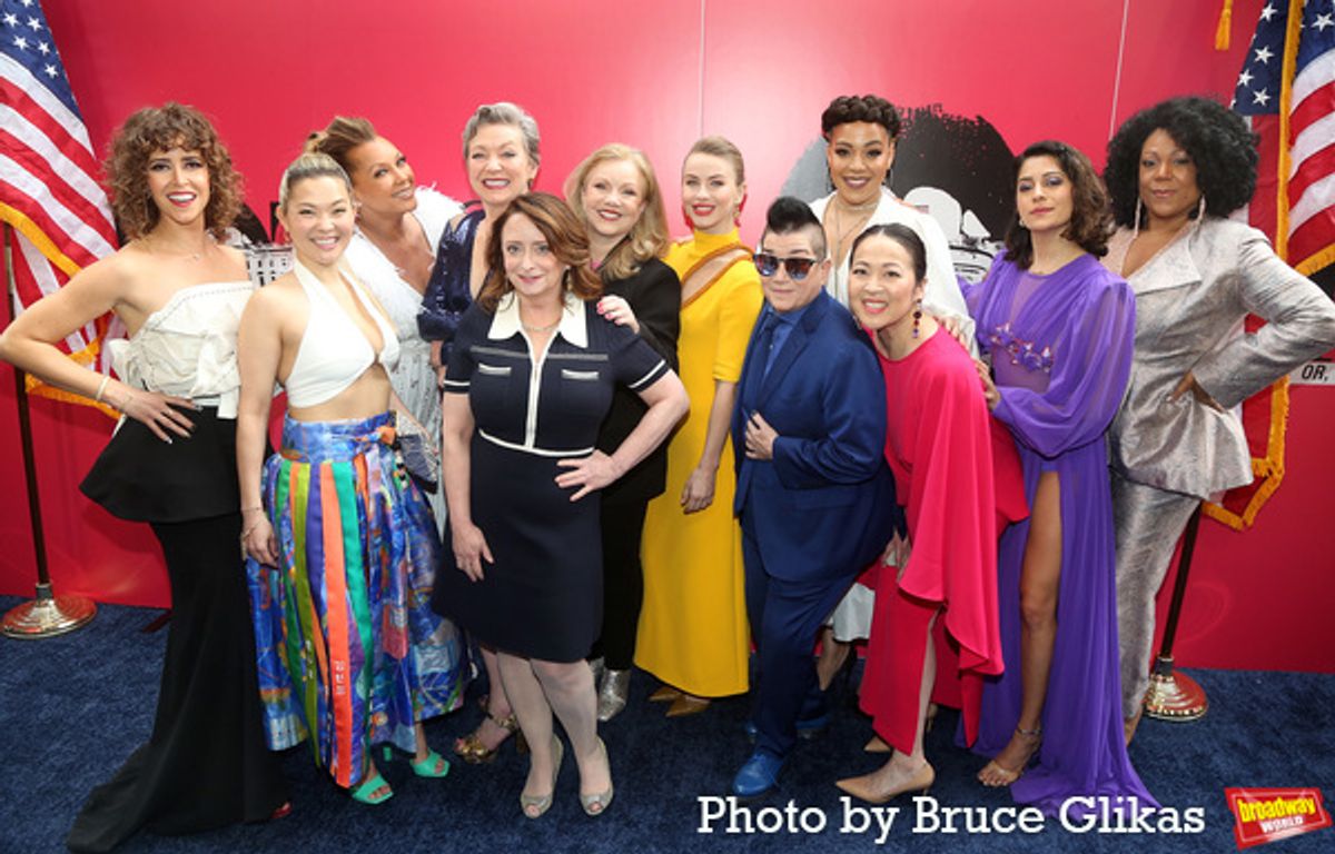 Gisela Chípe, Lisa Helmi Johanson, Vanessa Williams, Julie White, Rachel Dratch, Director Susan Stroman, Julianne Hough, Lea DeLaria, Lilli Cooper, Suzy Nakamura, Anita Abdinezhad and Jennifer Fouché  at 