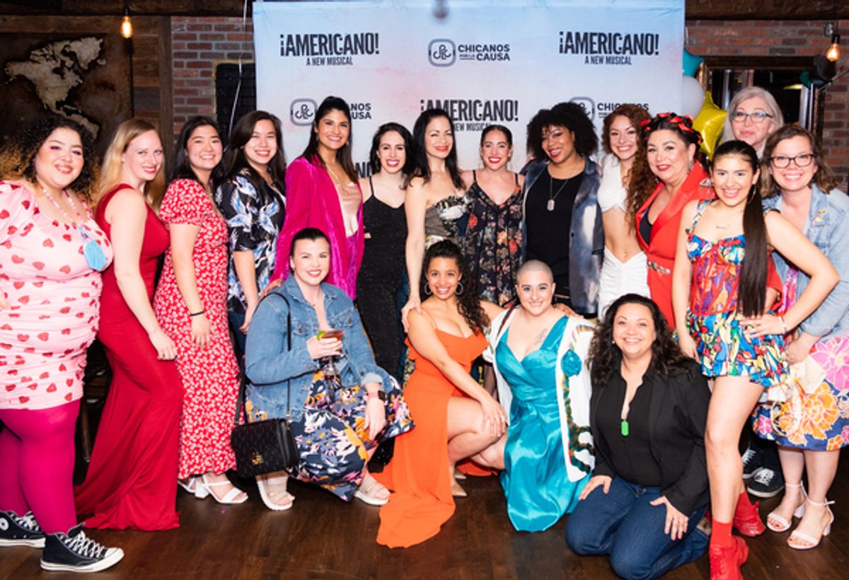 The women of ¡Americano! at Photos: Go Inside Opening Night of ¡AMERICANO! at New World Stages