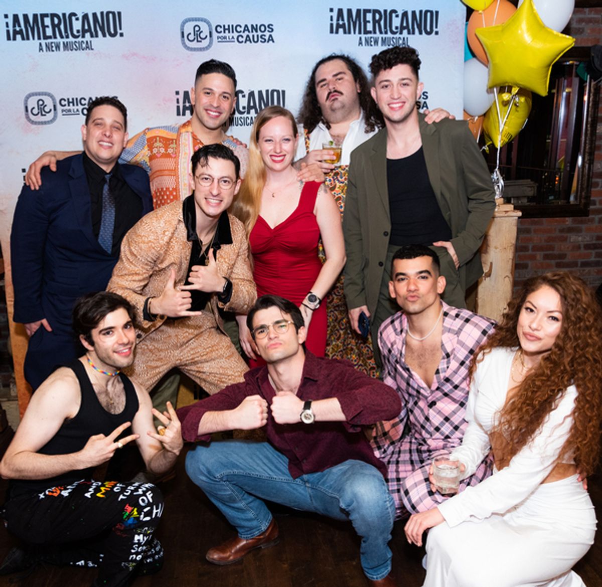 Tony Valdovinos (left) and company members  at 