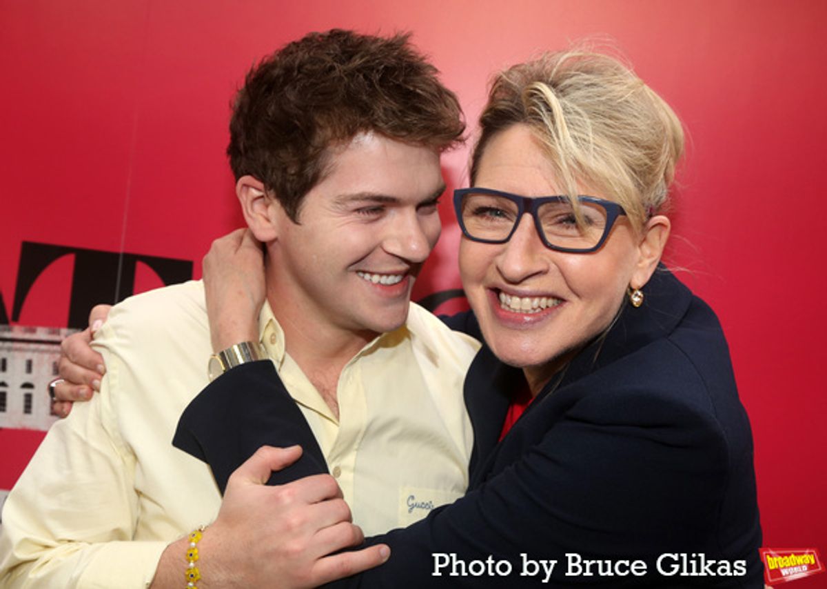 Colton Ryan and Luba Mason at 