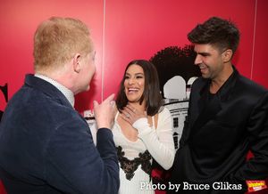 Jesse Tyler Ferguson, Lea Michele and Justin Mikita @ BroadwayWorld Jesse Tyler Ferguson, Lea Michele and Justin Mikita Photo