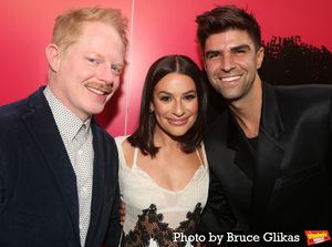 Jesse Tyler Ferguson, Lea Michele and Justin Mikita @ BroadwayWorld Jesse Tyler Ferguson, Lea Michele and Justin Mikita Photo