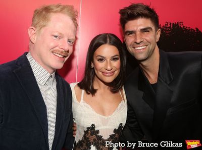 Jesse Tyler Ferguson, Lea Michele and Justin Mikita Photo