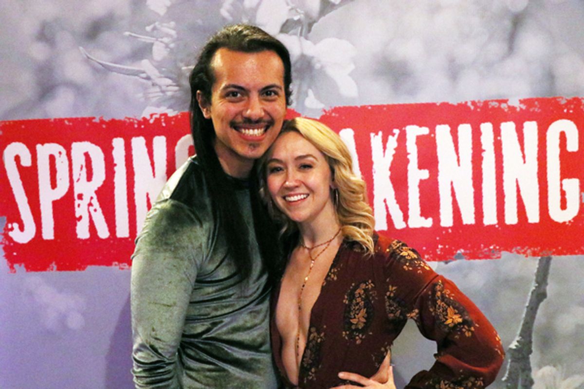 Adrian Abel Azevedo and Laura Savage at 