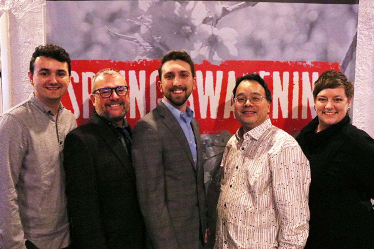 Jonathan Berg-Einhorn, properties designer; Bill Morey, costume designer; Matthew R. Chase, sound designer/co-production manager; Patrick Chan, lighting designer and Kristina Fluty, intimacy choreographer at 