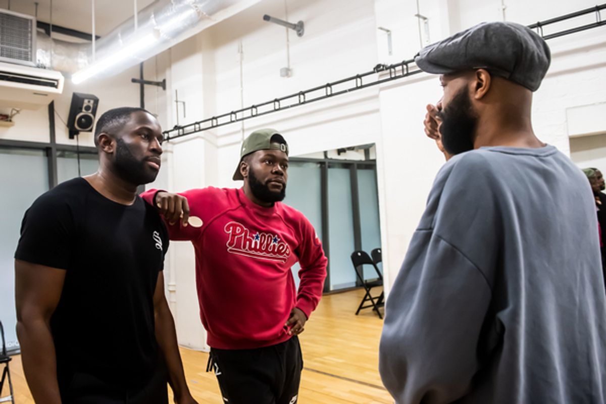 Michael Fatogun, Anyebe Godwin, and Gerrard Martin at 