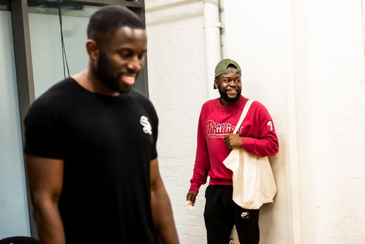 Michael Fatogun and Anyebe Godwin at Photos: Inside Rehearsal For FOXES at the Seven Dials Playhouse