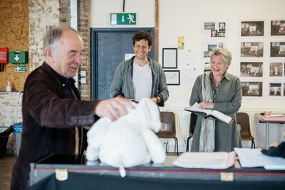 Robin Soans, David Ricardo-Pearce, Barbara Flynn Photo