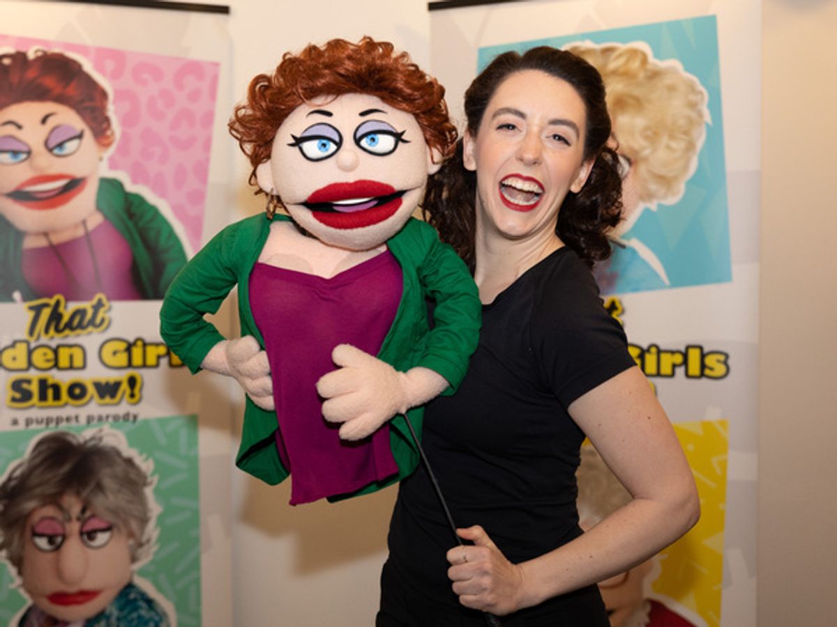 (Blanche) Lu Zielinski at Photos: Go Inside Opening Night of THAT GOLDEN GIRLS SHOW: A PUPPET PARODY at the Theater Row Theater